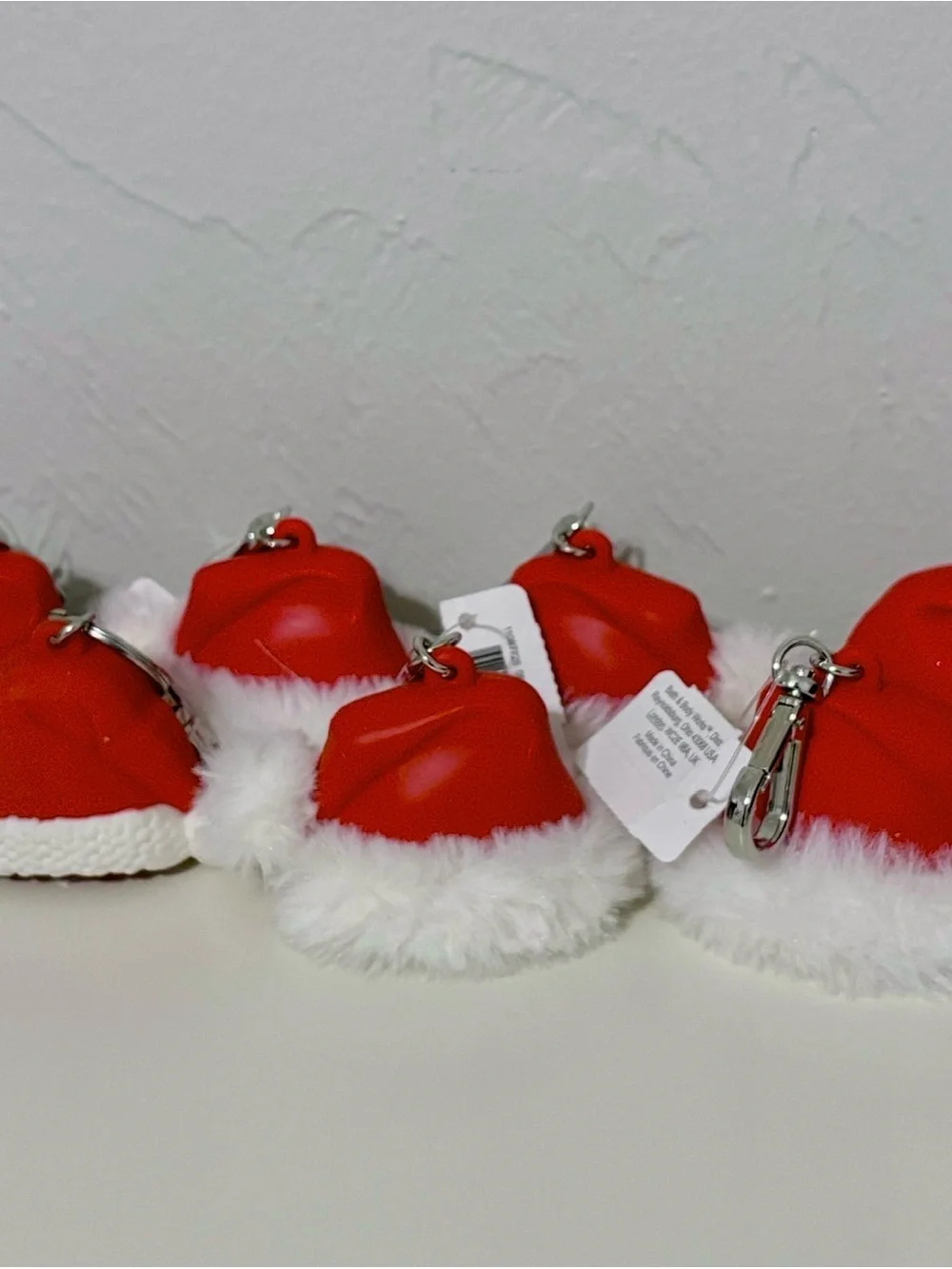 Bath & Body Works Santa Hat Pocketbac Sanitizer Holders - Set of 7
